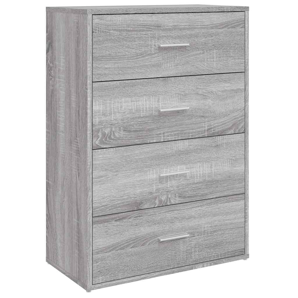 Thumbnail - vidaXL Sideboard Grau Sonoma 60x31x84 cm Holzwerkstoff