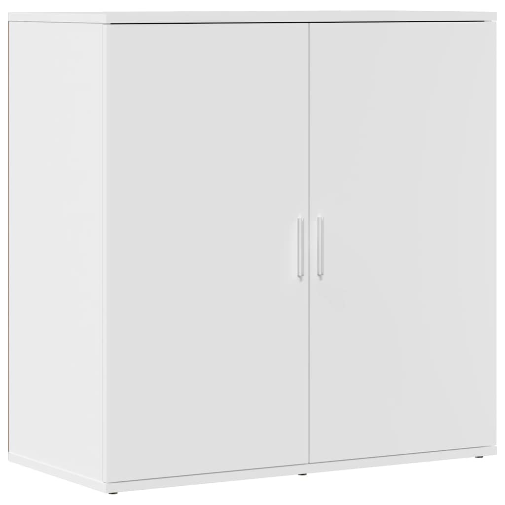 vidaXL Servantă, alb, 79x38x80 cm, lemn compozit