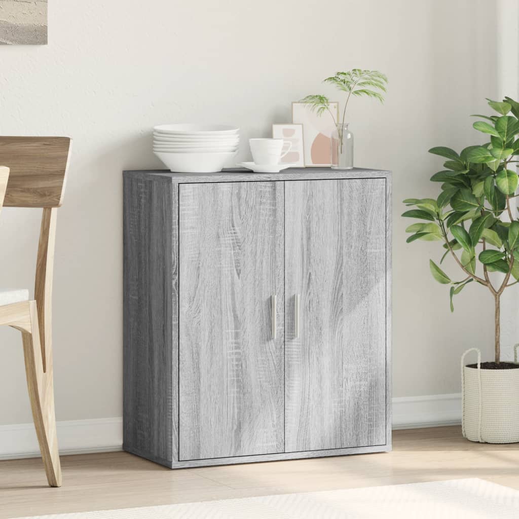 Thumbnail - vidaXL Sideboard Grau Sonoma 79x38x80 cm Holzwerkstoff