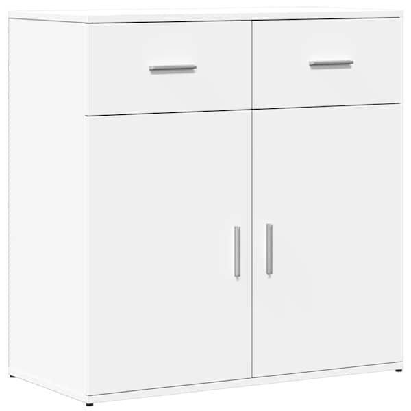 vidaXL puhvetkapp, valge, 79x38x80 cm, tehispuit
