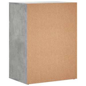 Příborník betonově šedý 60 x 39 x 80 cm kompozitní dřevo - obrázek 8
