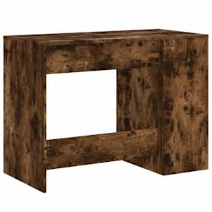Psací stůl kouřový dub 102 x 50 x 75 cm kompozitní dřevo - obrázek 6