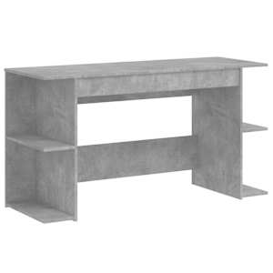 Psací stůl betonově šedý 140 x 50 x 75 cm kompozitní dřevo - obrázek 2