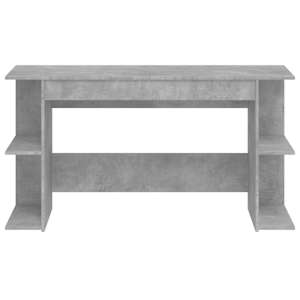 Psací stůl betonově šedý 140 x 50 x 75 cm kompozitní dřevo - obrázek 4