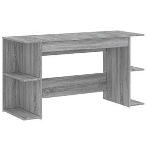 vidaXL kirjutuslaud, hall Sonoma tamm, 140 x 50 x 75 cm, tehispuit