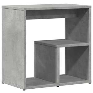 Odkládací stolky 2 ks betonově šedé 50x30x50cm kompozitní dřevo - obrázek 8