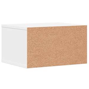 Stojan na tiskárnu bílý 40 x 32 x 22,5 cm kompozitní dřevo - obrázek 7