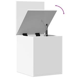 Úložný box bílý 40 x 42 x 46 cm kompozitní dřevo - obrázek 8