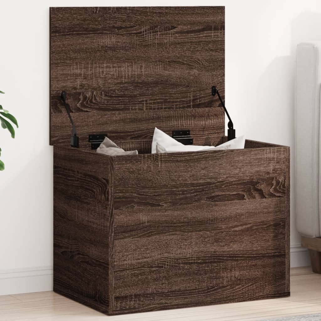 vidaXL Truhe Braun Eichen-Optik 60x42x46 cm Holzwerkstoff