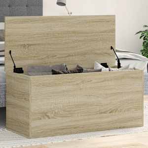 Úložný regál dub sonoma 100 x 42 x 46 cm kompozitní dřevo - obrázek 1
