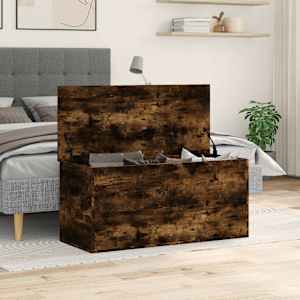 Úložný box kouřový dub 100 x 42 x 46 cm kompozitní dřevo - obrázek 3