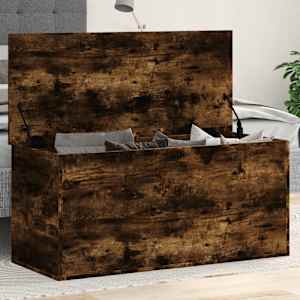 Úložný box kouřový dub 100 x 42 x 46 cm kompozitní dřevo - obrázek 1