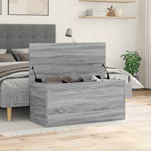Úložný box šedý sonoma 100 x 42 x 46 cm kompozitní dřevo - obrázek 3