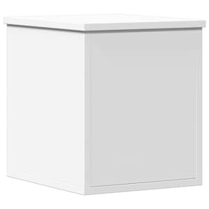 Úložný box bílý 30 x 35 x 35 cm kompozitní dřevo - obrázek 2