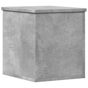 Úložný regál betonově šedý 30 x 35 x 35 cm kompozitní dřevo - obrázek 2