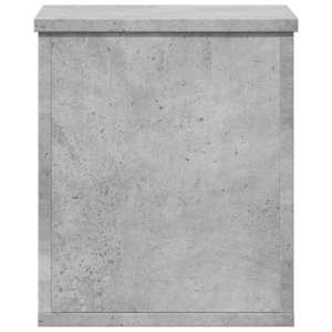 Úložný regál betonově šedý 30 x 35 x 35 cm kompozitní dřevo - obrázek 4