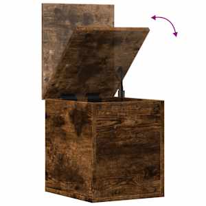 Úložný box kouřový dub 30 x 35 x 35 cm kompozitní dřevo - obrázek 8