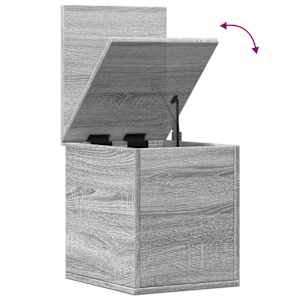 Úložný box šedý sonoma 30 x 35 x 35 cm kompozitní dřevo - obrázek 8
