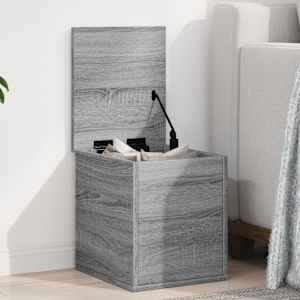 Úložný box šedý sonoma 30 x 35 x 35 cm kompozitní dřevo - obrázek 1