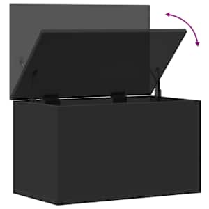 Úložný box černý 60 x 35 x 35 cm kompozitní dřevo - obrázek 8