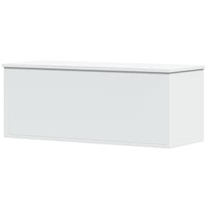 Úložný box bílý 90 x 35 x 35 cm kompozitní dřevo - obrázek 6