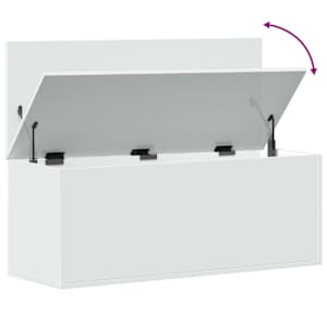 Úložný box bílý 90 x 35 x 35 cm kompozitní dřevo - obrázek 8