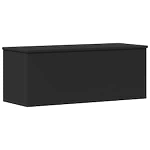 Úložný box černý 90 x 35 x 35 cm kompozitní dřevo - obrázek 2