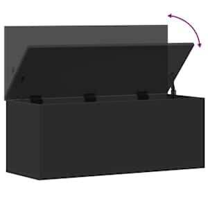 Úložný box černý 90 x 35 x 35 cm kompozitní dřevo - obrázek 8