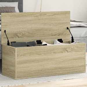 Úložný regál dub sonoma 90 x 35 x 35 cm kompozitní dřevo - obrázek 1