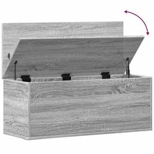 Úložný box šedý sonoma 90 x 35 x 35 cm kompozitní dřevo - obrázek 8