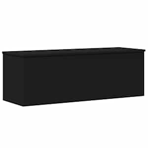 Úložný box černý 102 x 35 x 35 cm kompozitní dřevo - obrázek 2