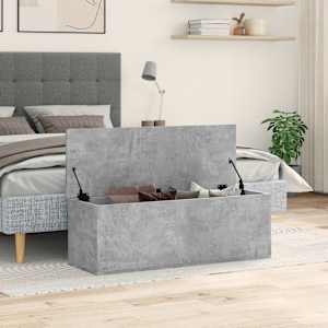 Úložný regál betonově šedý 102 x 35 x 35 cm kompozitní dřevo - obrázek 3