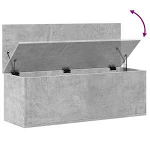 Úložný regál betonově šedý 102 x 35 x 35 cm kompozitní dřevo - obrázek 8