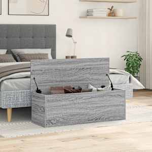 Úložný box šedý sonoma 102 x 35 x 35 cm kompozitní dřevo - obrázek 3