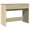 vidaXL peegliga tualettlaud, Sonoma tamm, 100x45x76 cm