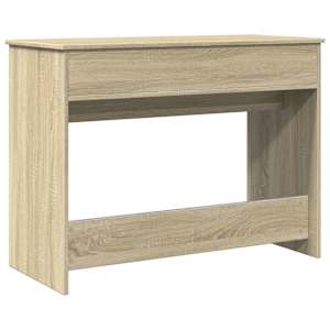 Toaletní stolek se zrcadlem dub sonoma 100 x 45 x 76 cm - obrázek 7