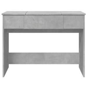 Toaletní stolek se zrcadlem betonově šedý 100 x 45 x 76 cm - obrázek 5