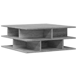 vidaXL kohvilaud, hall Sonoma tamm, 70x70x29 cm, tehispuit