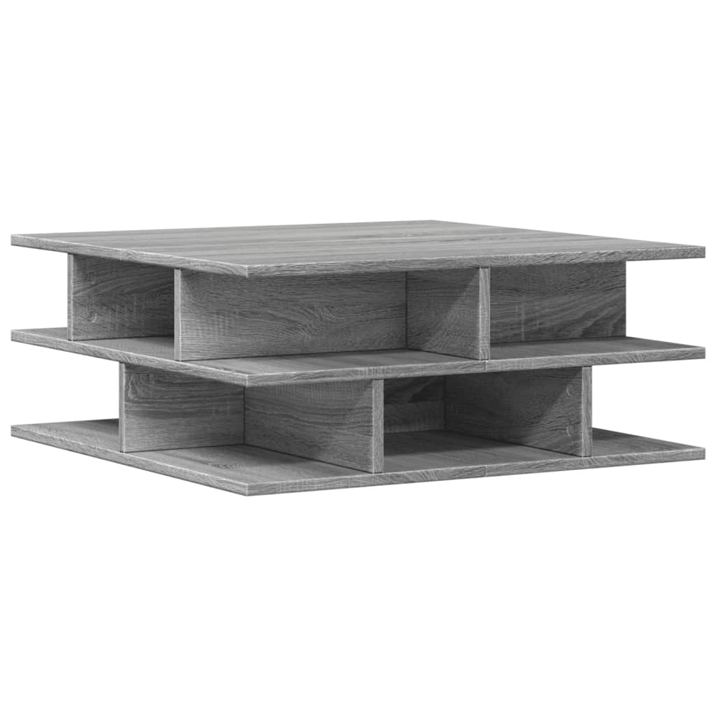 Thumbnail - vidaXL Couchtisch Grau Sonoma 70x70x29 cm Holzwerkstoff