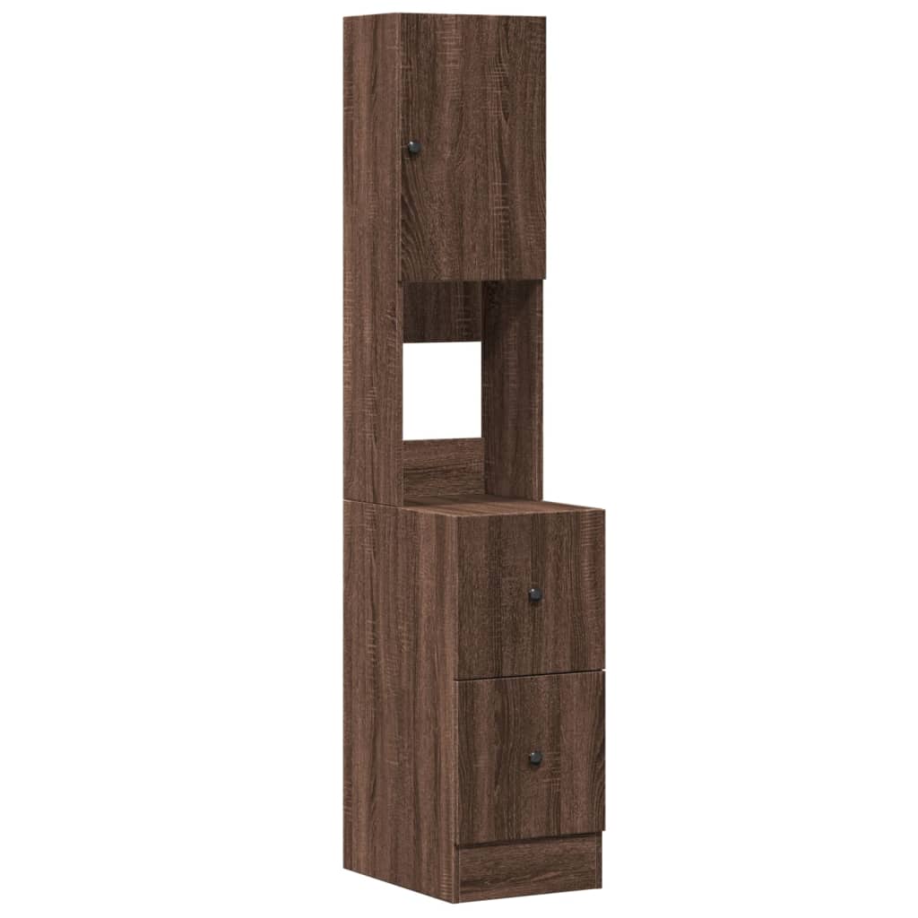 vidaXL Kuchyňská skříňka hnědý dub 35 x 50 x 180 cm kompozitní dřevo