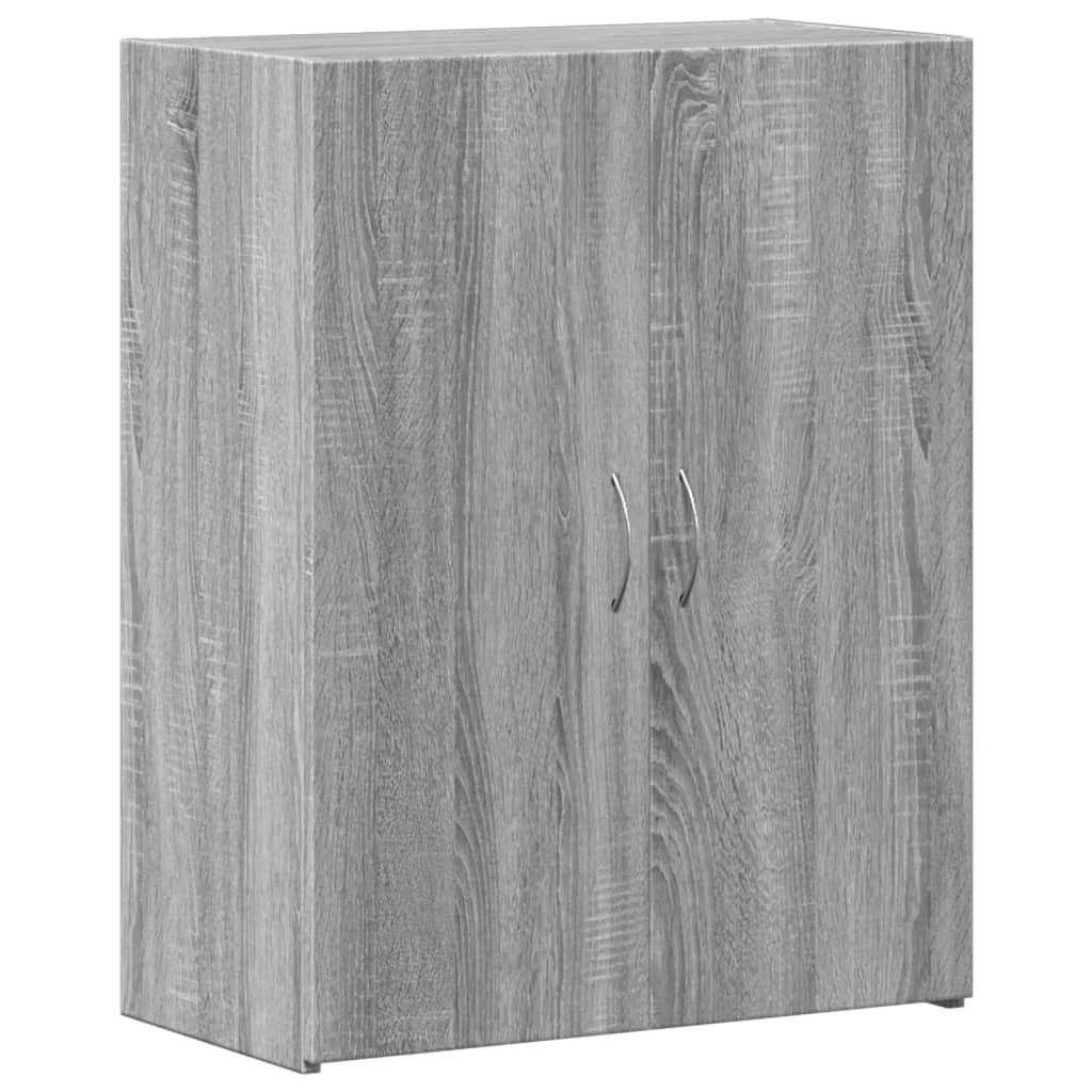 vidaXL Kartotéka šedá sonoma 60 x 32 x 77,5 cm kompozitní dřevo