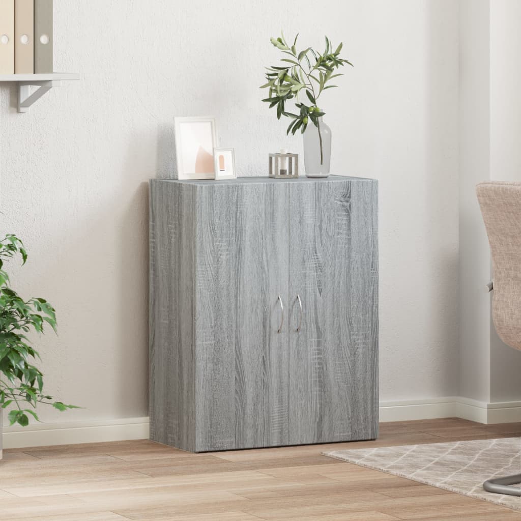 Thumbnail - vidaXL Aktenschrank Grau Sonoma 60x32x77,5 cm Holzwerkstoff
