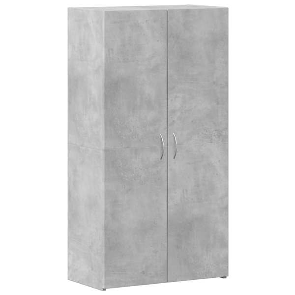 vidaXL dokumendikapp, betoonhall, 60x32x115 cm, tehispuit
