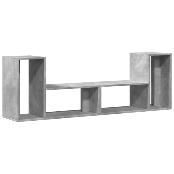 vidaXL telerikapid 2 tk, betoonhall, 75x30x50 cm, tehispuit