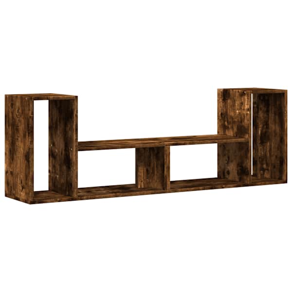 vidaXL teleri seinakapid 2 tk, suitsutamm, 75x30x50 cm, tehispuit