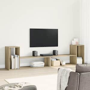 TV skříňky 2 ks dub sonoma 100 x 30 x 50 cm kompozitní dřevo - obrázek 3
