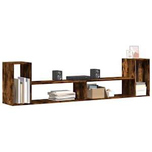 TV skříňky 2 ks kouřový dub 100 x 30 x 50 cm kompozitní dřevo - obrázek 9