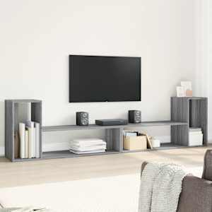 TV skříňky 2 ks šedé sonoma 100 x 30 x 50 cm kompozitní dřevo - obrázek 1