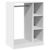 vidaXL riidekapp, valge, 77 x 48 x 102 cm, tehispuit