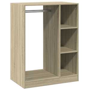 vidaXL riidekapp, Sonoma tamm, 77 x 48 x 102 cm, tehispuit